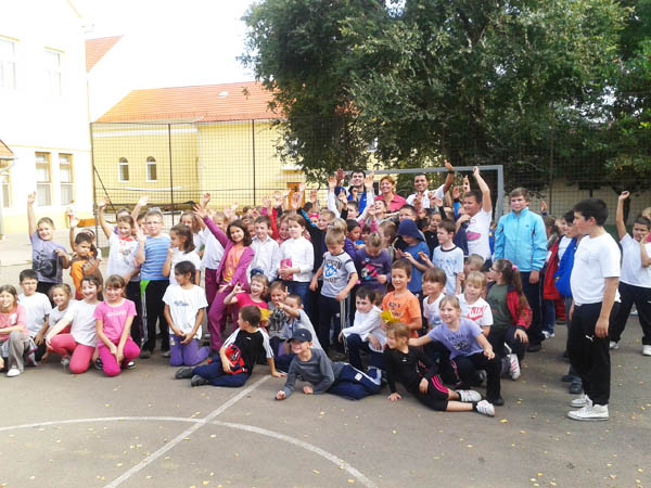 Szarvas - Evangélikus iskola csoportkép